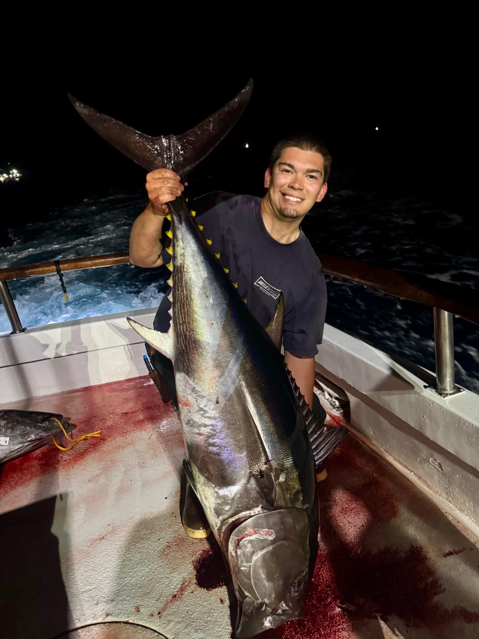 Carson with bluefin Carson with bluefin