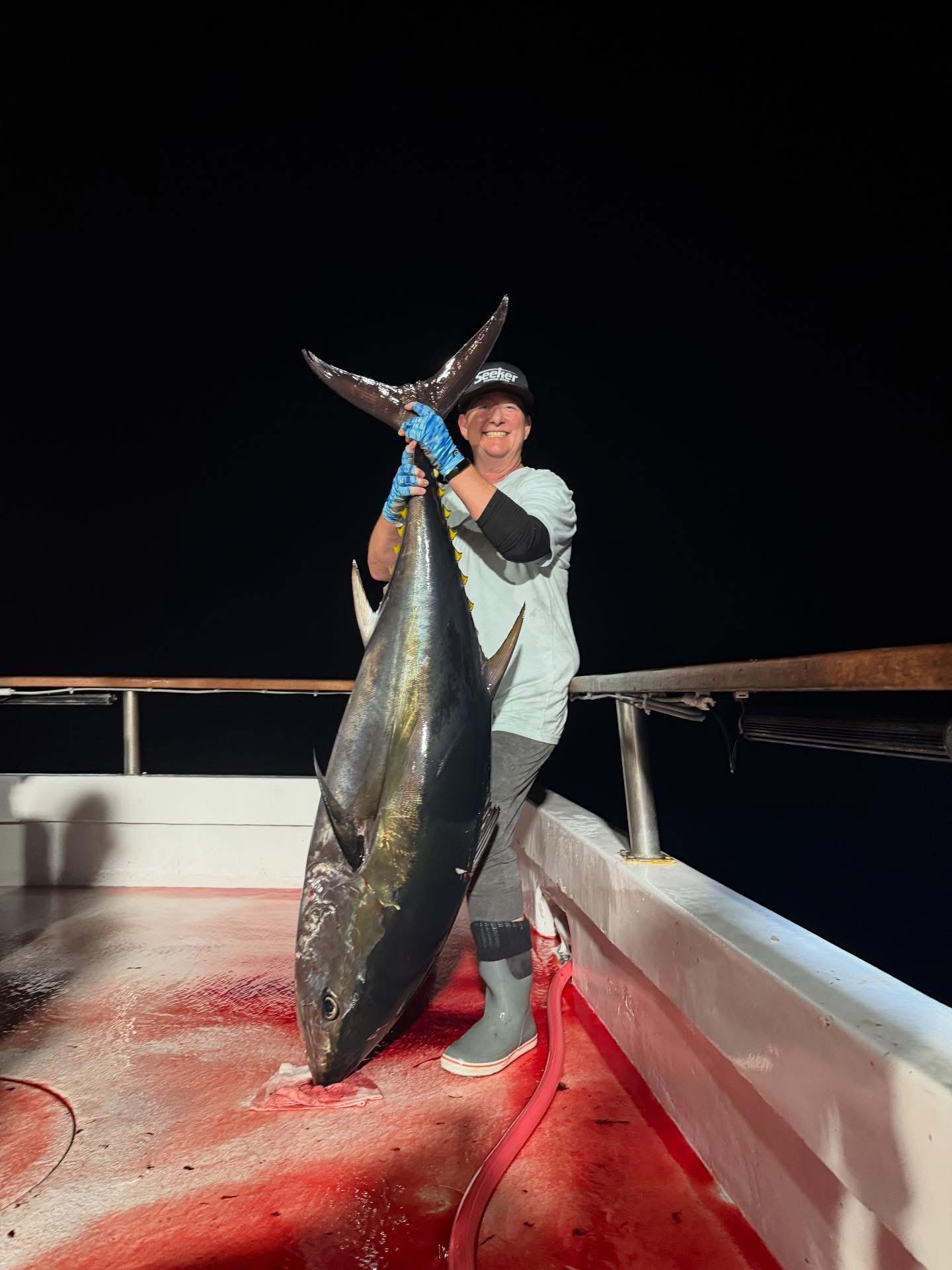 Bluefin night fishing