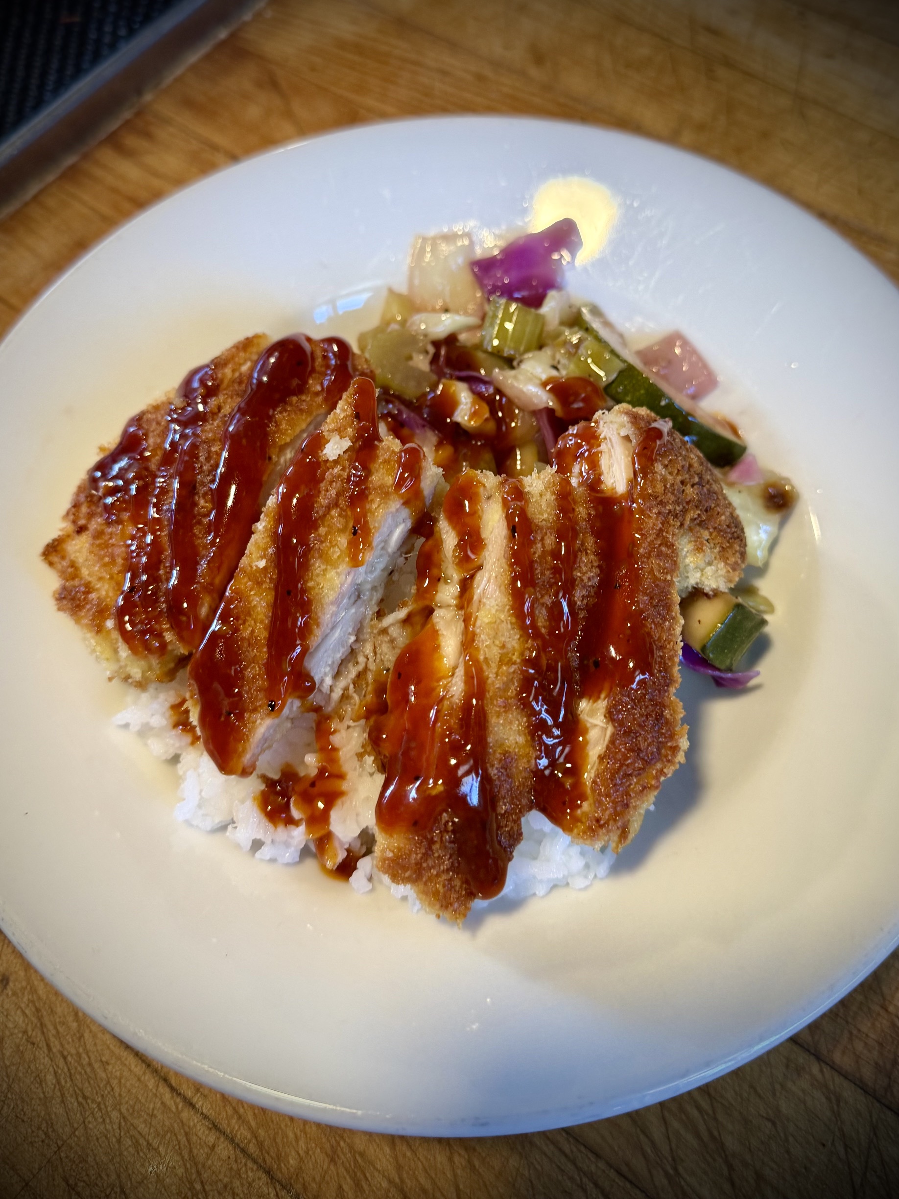 Chicken Curry Over Rice