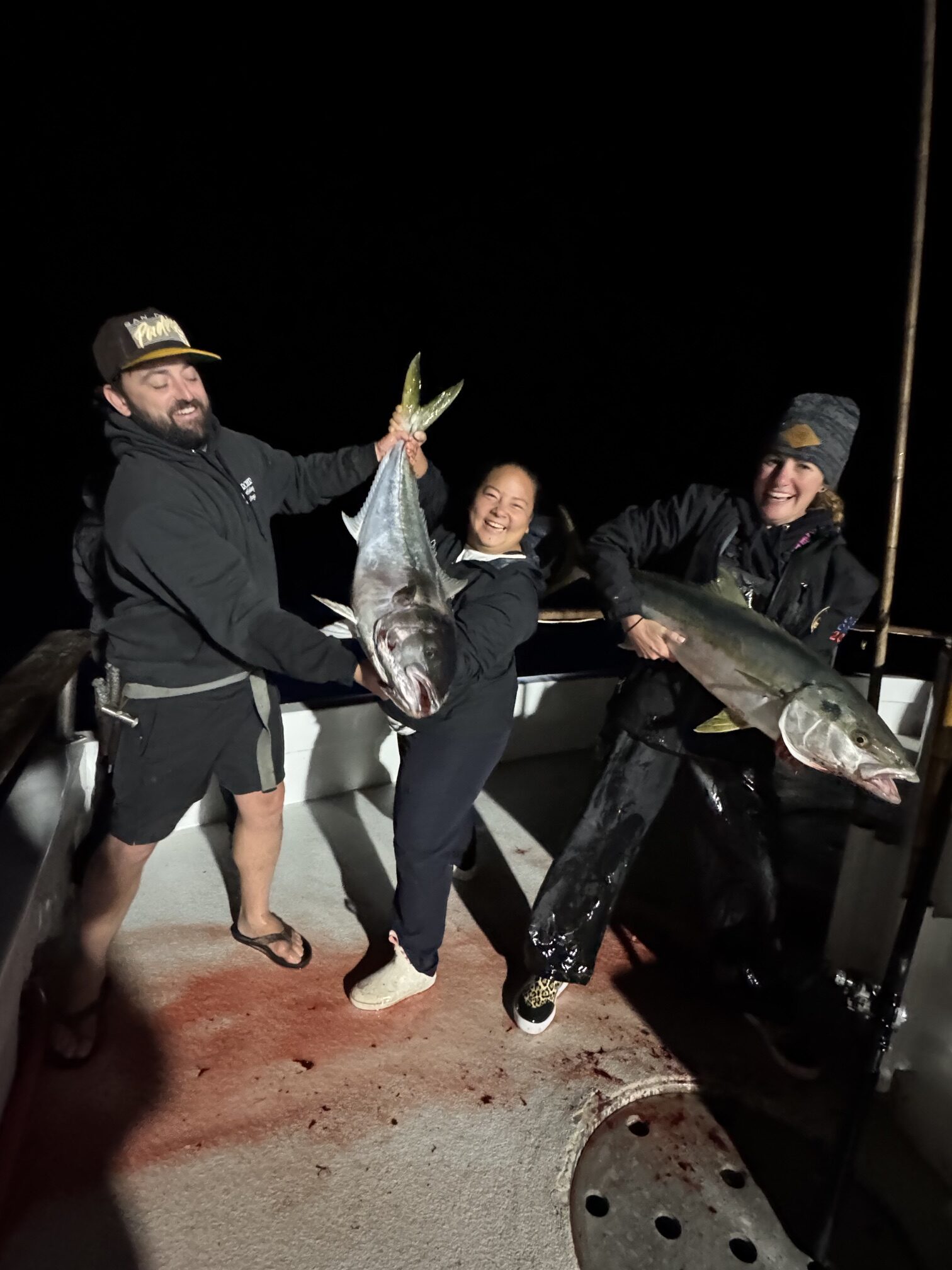 Searcher Lady Angler Night Yellowtail Chelsea and Nikki